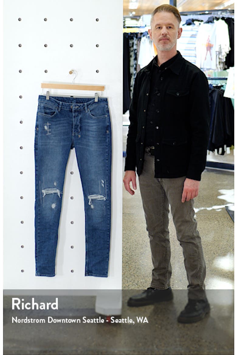 Trashede Ksubi Van Winkle Ol Town Trashed Skinny Jeans (Men) | Nordstromrack