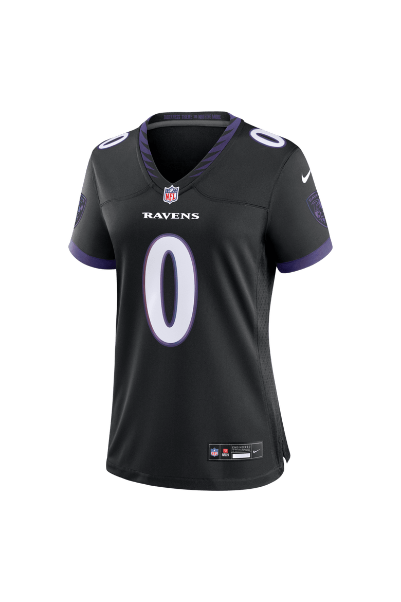 Women's Nike Roquan Smith Black Baltimore Ravens Alternate Game Jersey, Alternate, color, Black