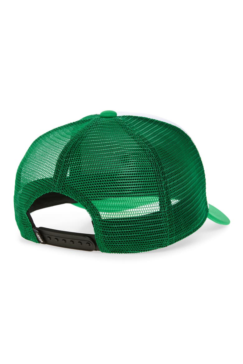 Kids' Logo Patch Snapback Trucker Hat, Alternate, color, VIVID VERDANT