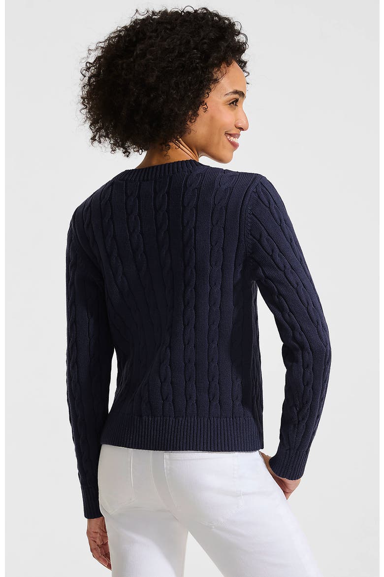 American Flag Drifter Cable Sweater, Alternate, color, Flag/Faded Navy