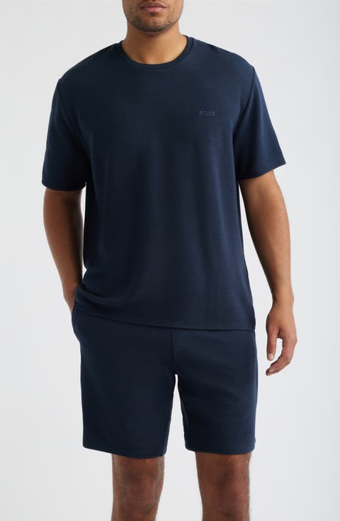 Rib Modal T-Shirt & Pajama Shorts Set