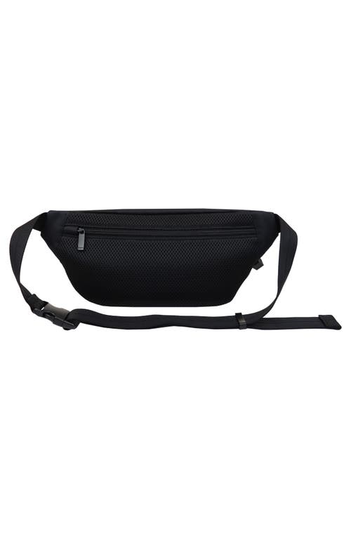 Hedgren Bolt Water Repellent Recycled Polyester Belt Bag In Black