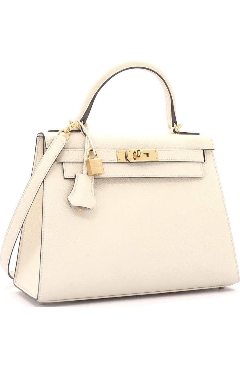 Pre-Owned Hermes Kelly Handbag Light Epsom with Gold Hardware 28, Alternate, color, Craie
