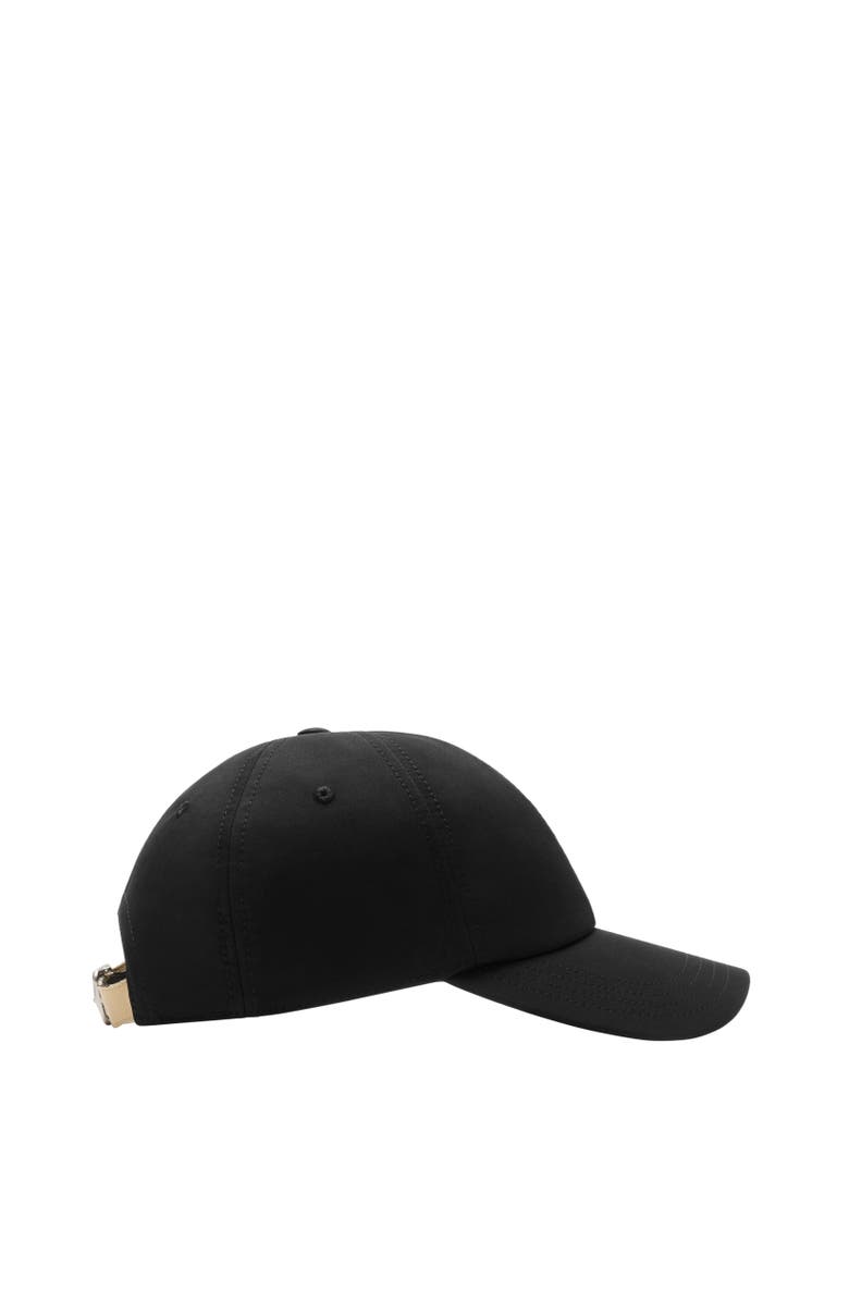 Burberry Gabardine Baseball Cap, Alternate, color, Black/Sand Beige