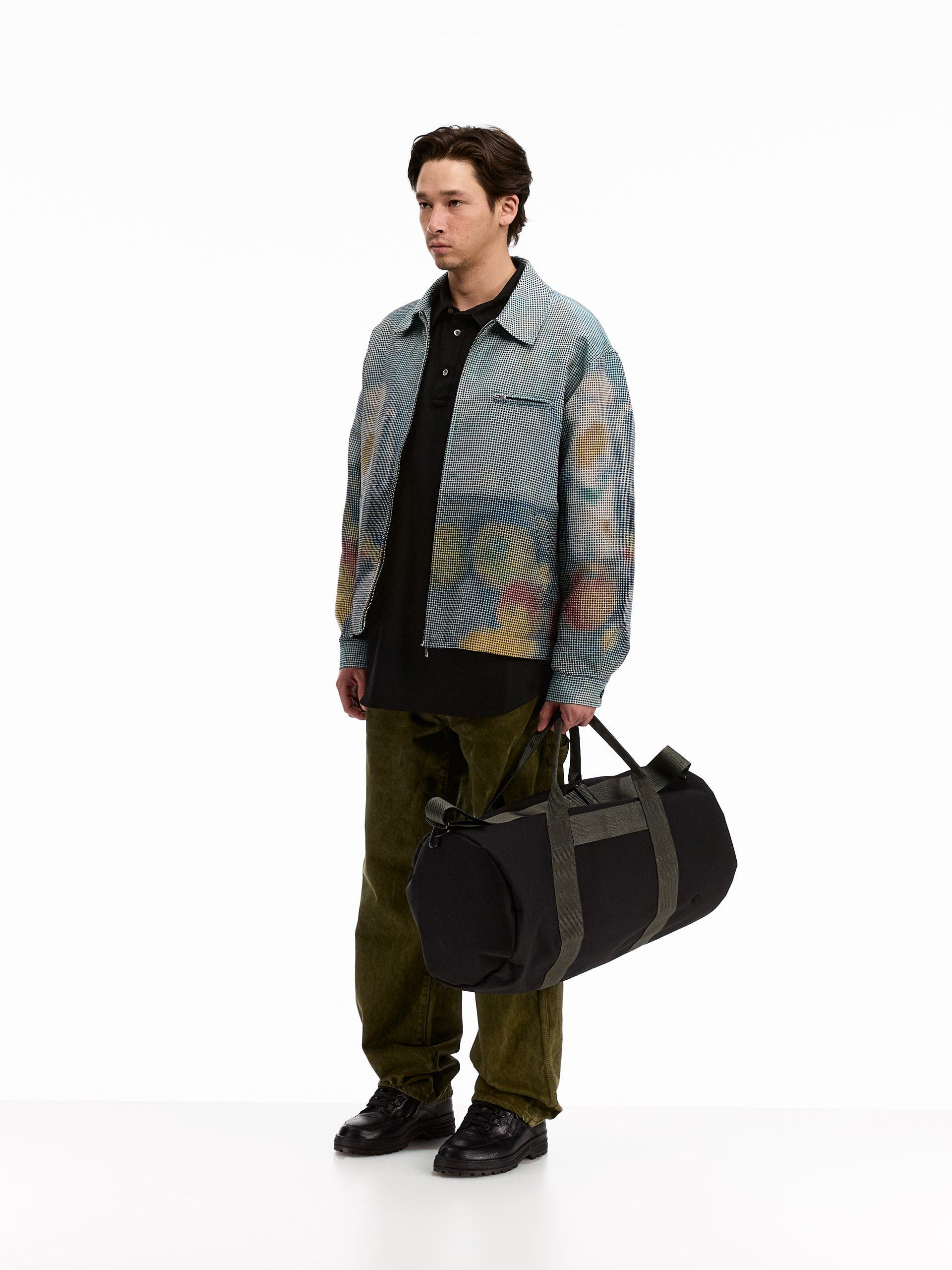 vowels Duffle Bag, Alternate, color, Black