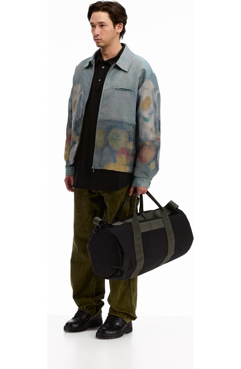 vowels Duffle Bag, Alternate, color, Black