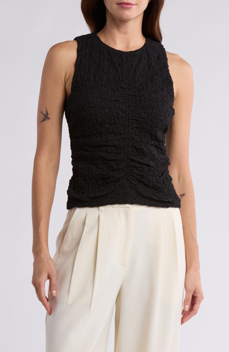 Melrose and Market Ruched Sleeveless Top, Main, color, 