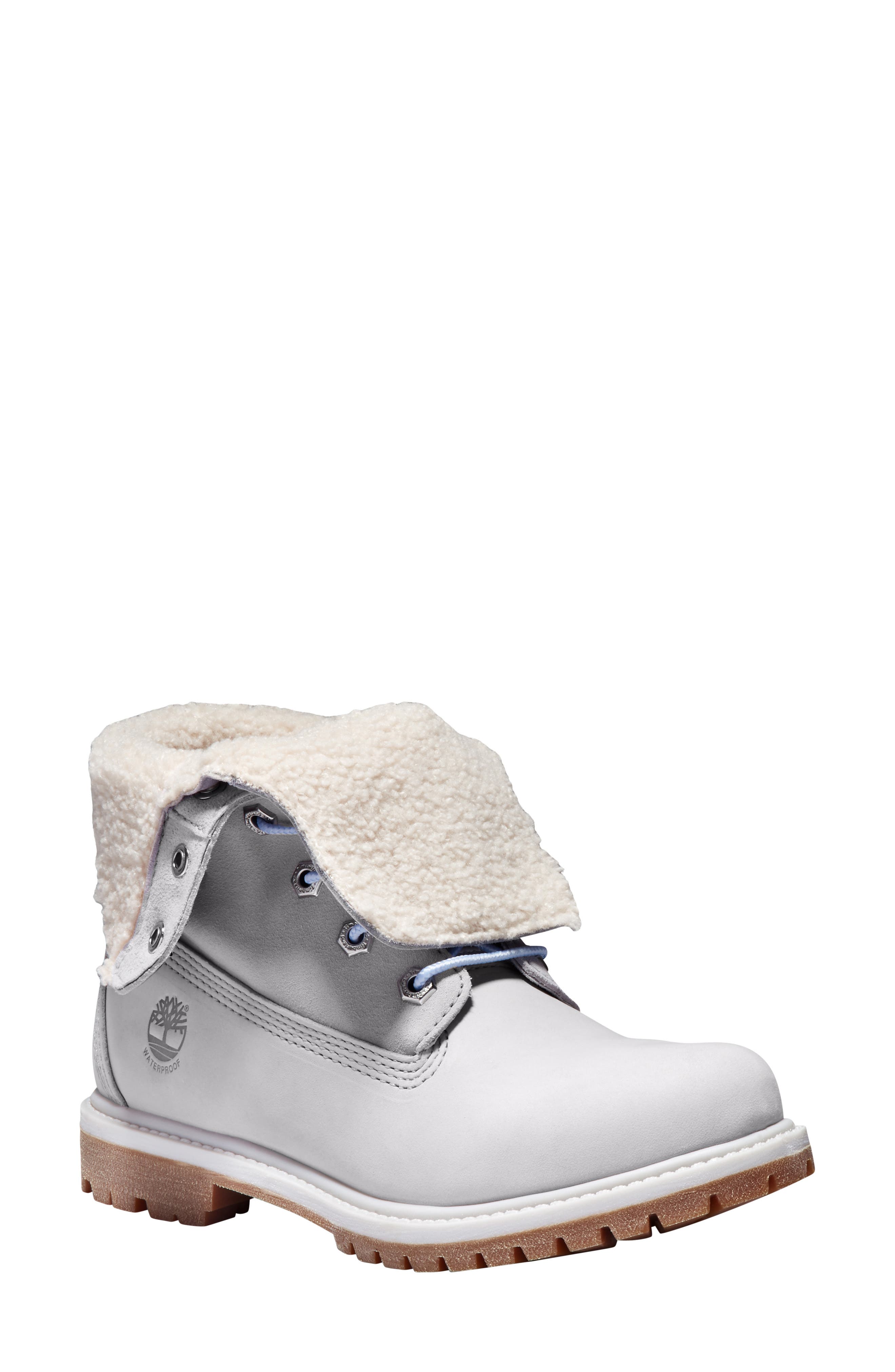 Timberland Authentic Waterproof Teddy Fleece Lined Winter Boot, Alternate, color, 