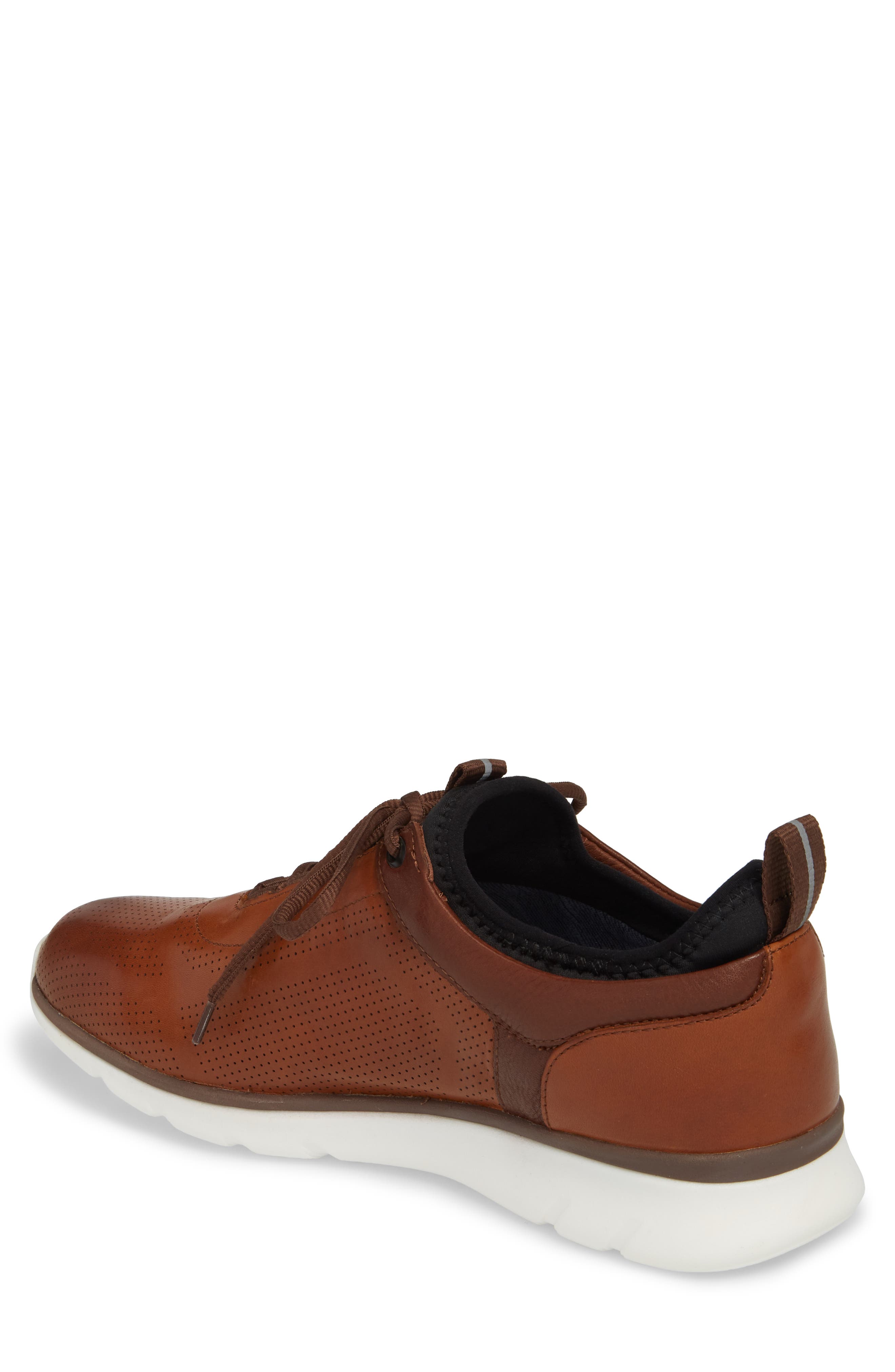 Prentiss XC4® Waterproof Sneaker, Alternate, color, MAHOGANY LEATHER