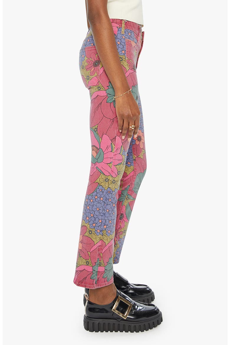 Insider Flood Patch Pocket Crop Bootcut Jeans, Alternate, color, PSYCHIC FLORAL