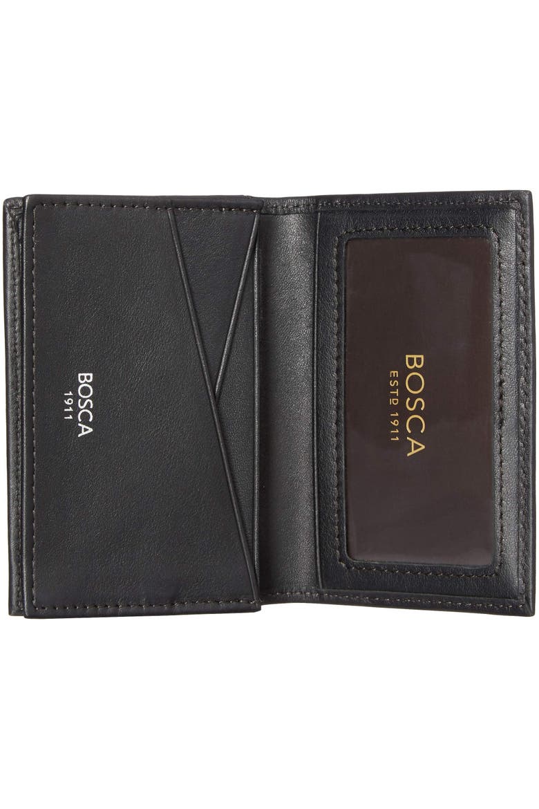 Leather Card Case, Alternate, color, BLACK