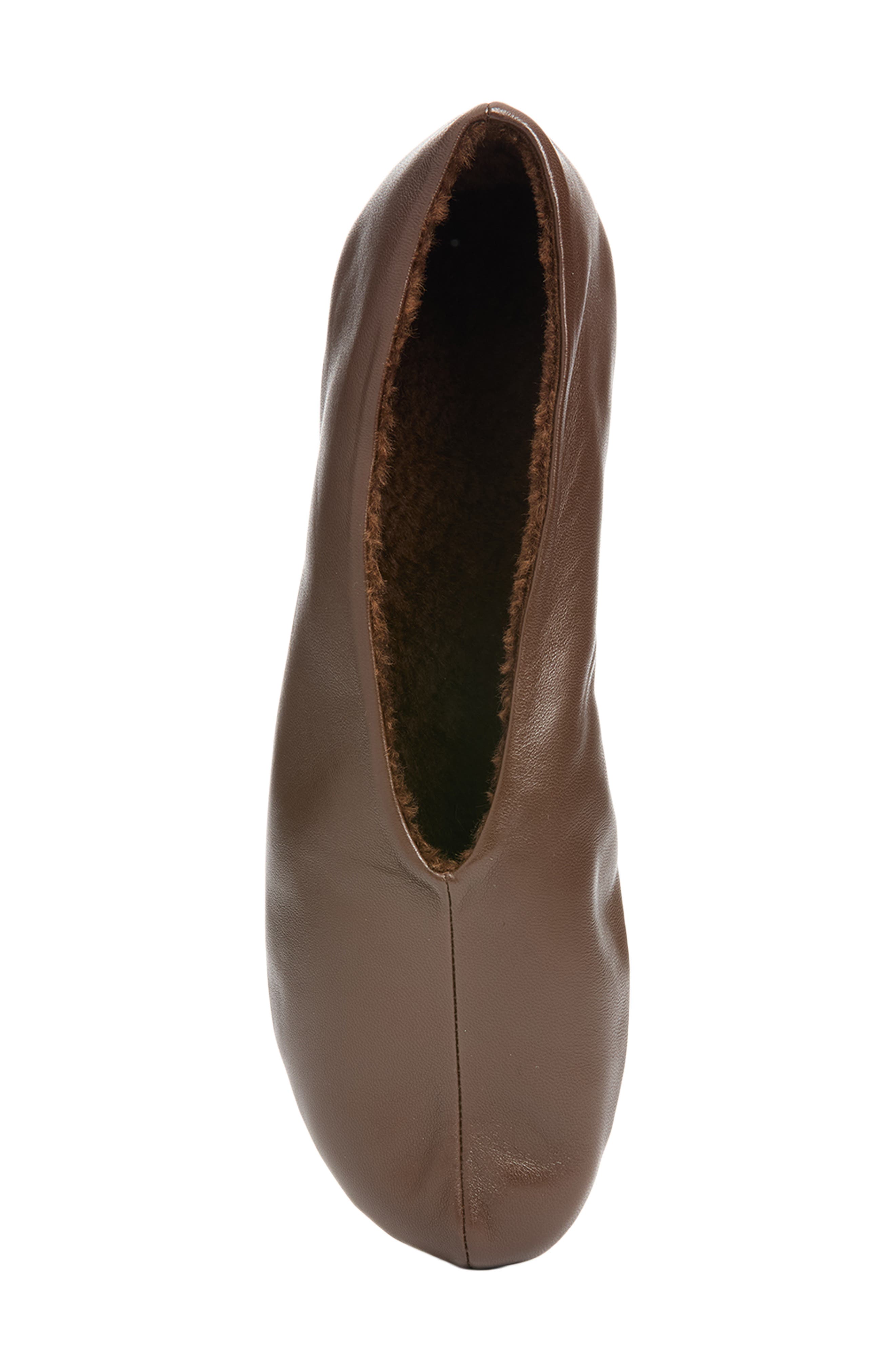 Stella Ballerina Flat, Alternate, color, MEDIUM BROWN