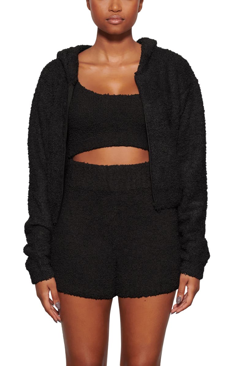 SKIMS Cozy Knit Zip Hoodie, Main, color,