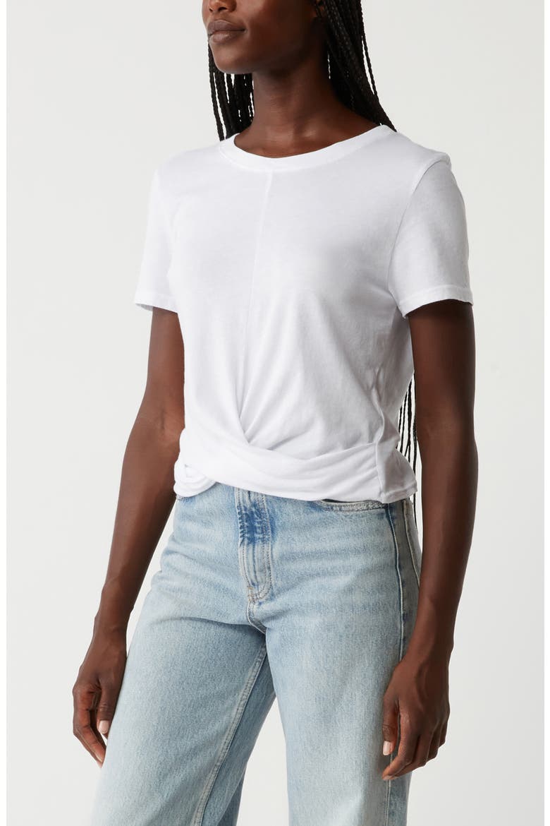 Hollis Criss Cross T-Shirt, Alternate, color, WHITE