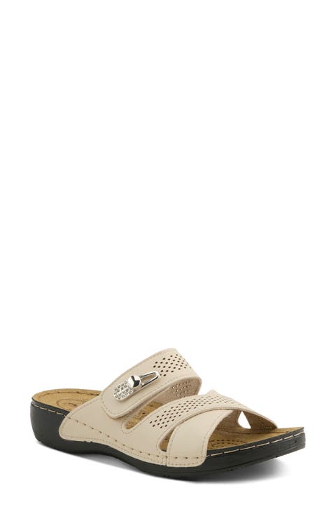 Perforated Slide Sandal (Women)