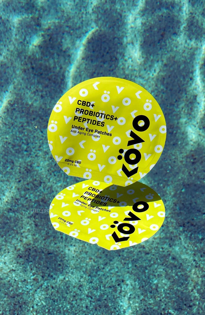 KOVO Essentials CBD Brightening & Hydrating Undereye Patches, Alternate, color, 