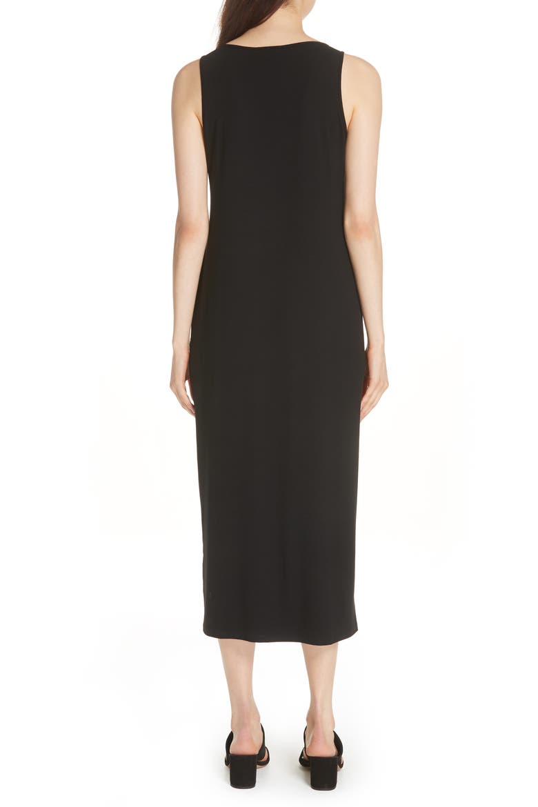Midi Tank Dress, Alternate, color, BLACK