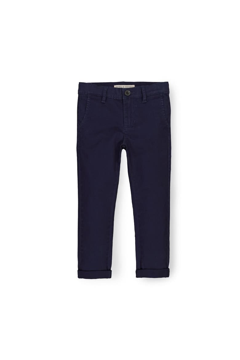 Kids' Organic Skinny Stretch Twill Chino Pant, Alternate, color, Skinny Stretch Navy