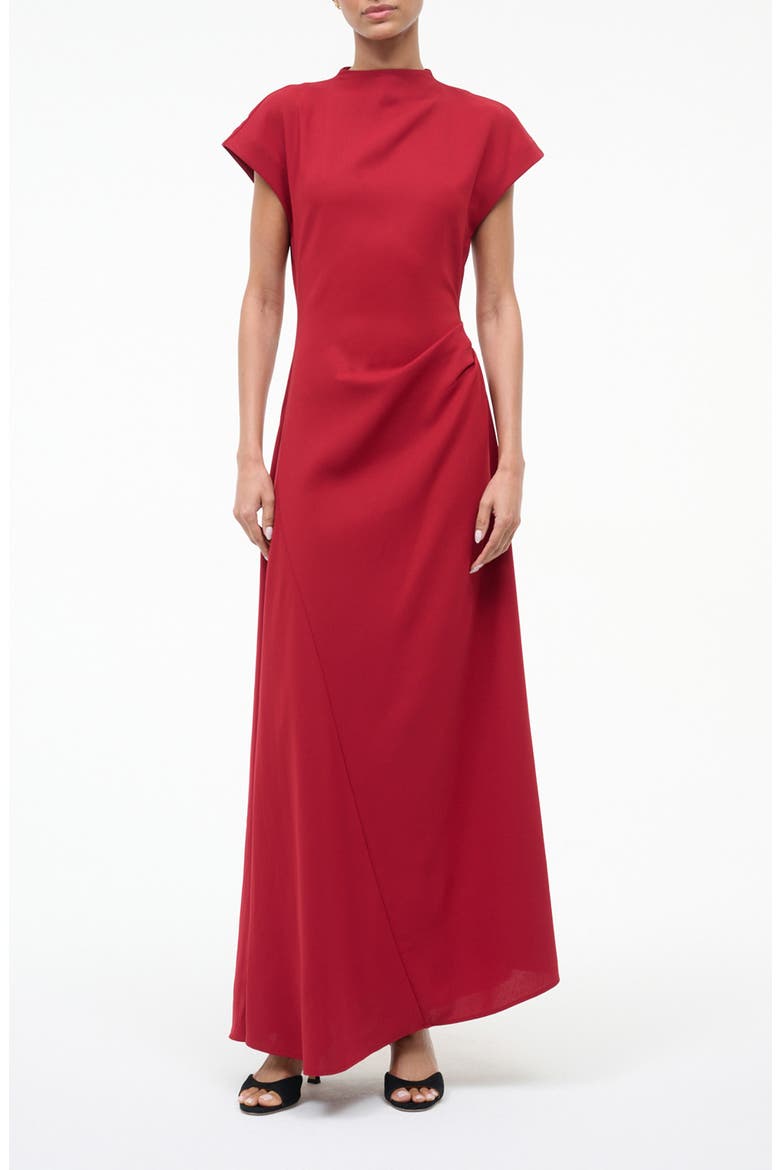 Zaya Dolman Sleeve Maxi Dress, Main, color, POMEGRANATE