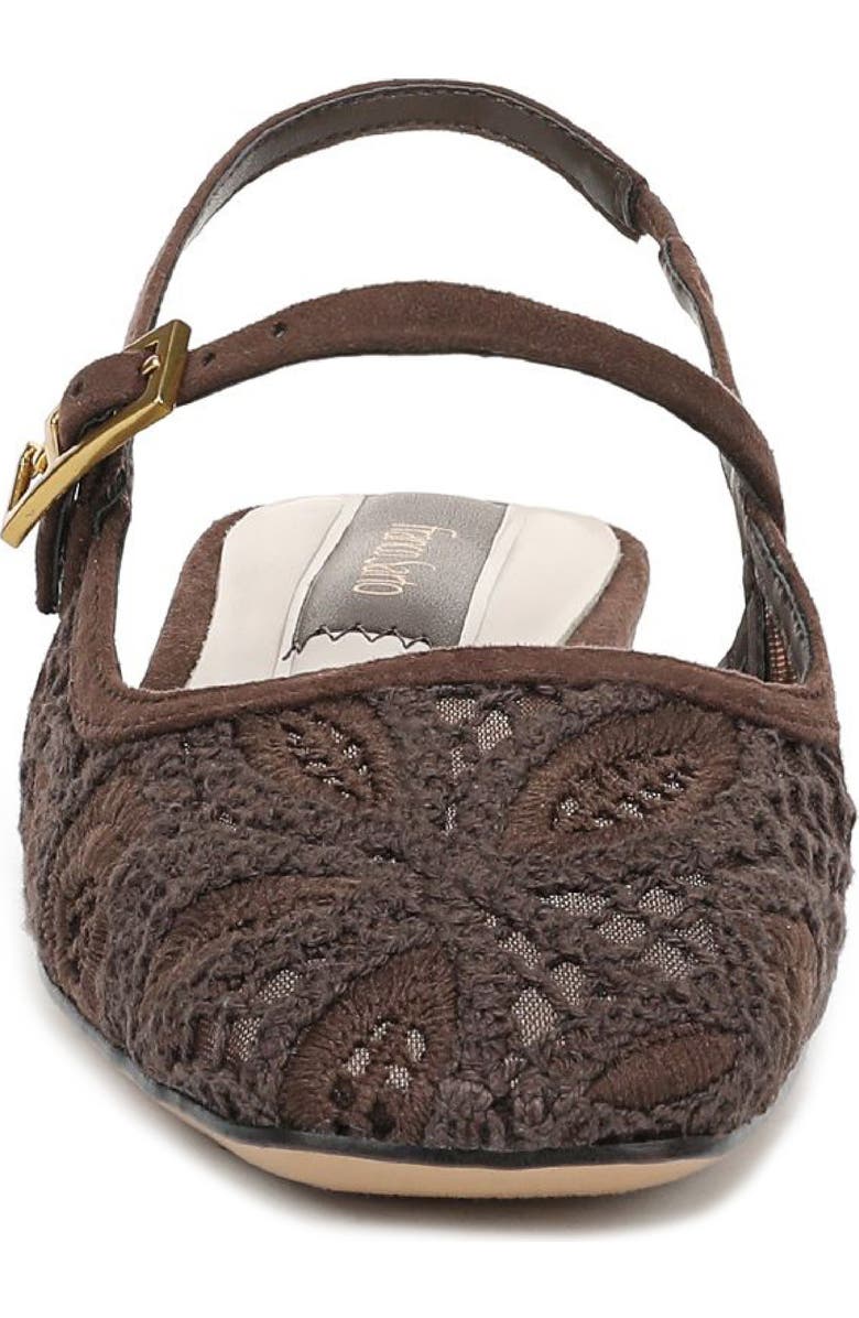 Franco Sarto Destin Slingback Flat, Alternate, color, Umber Brown