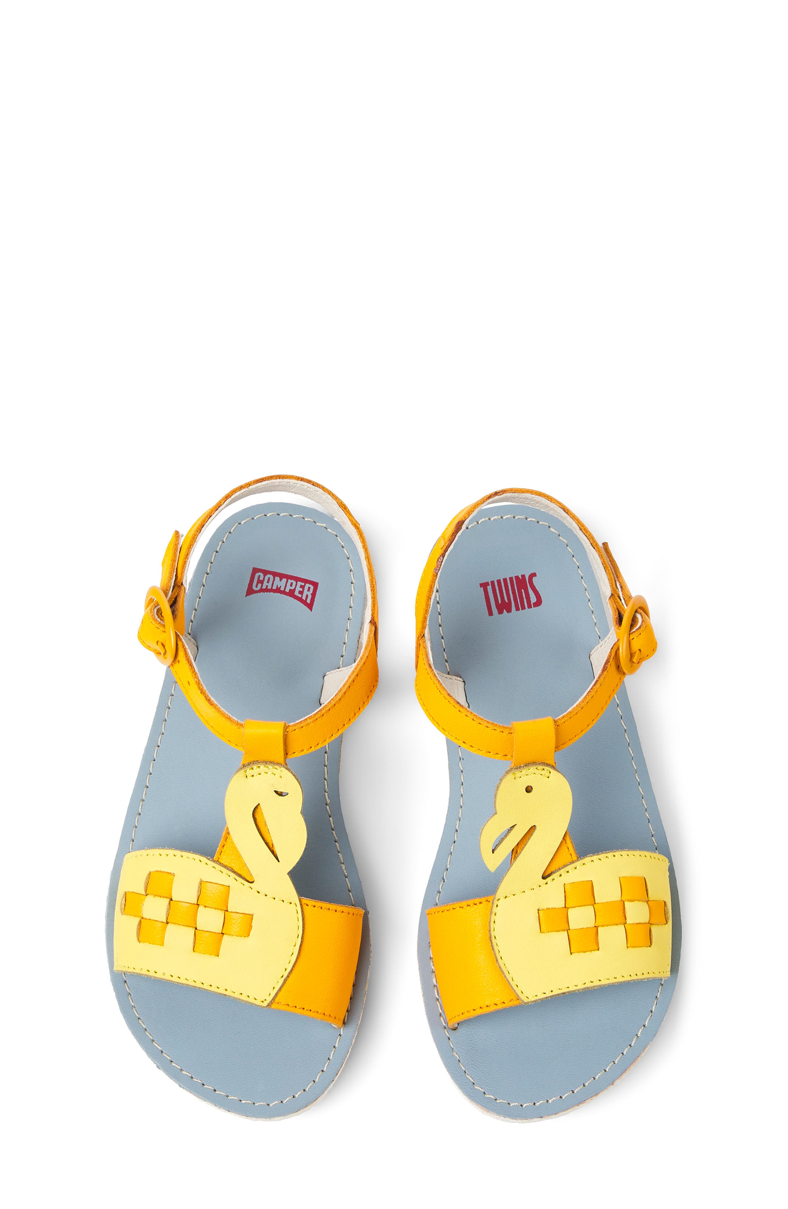 Kids' Miko Twins Sandal, Alternate, color, YELLOW