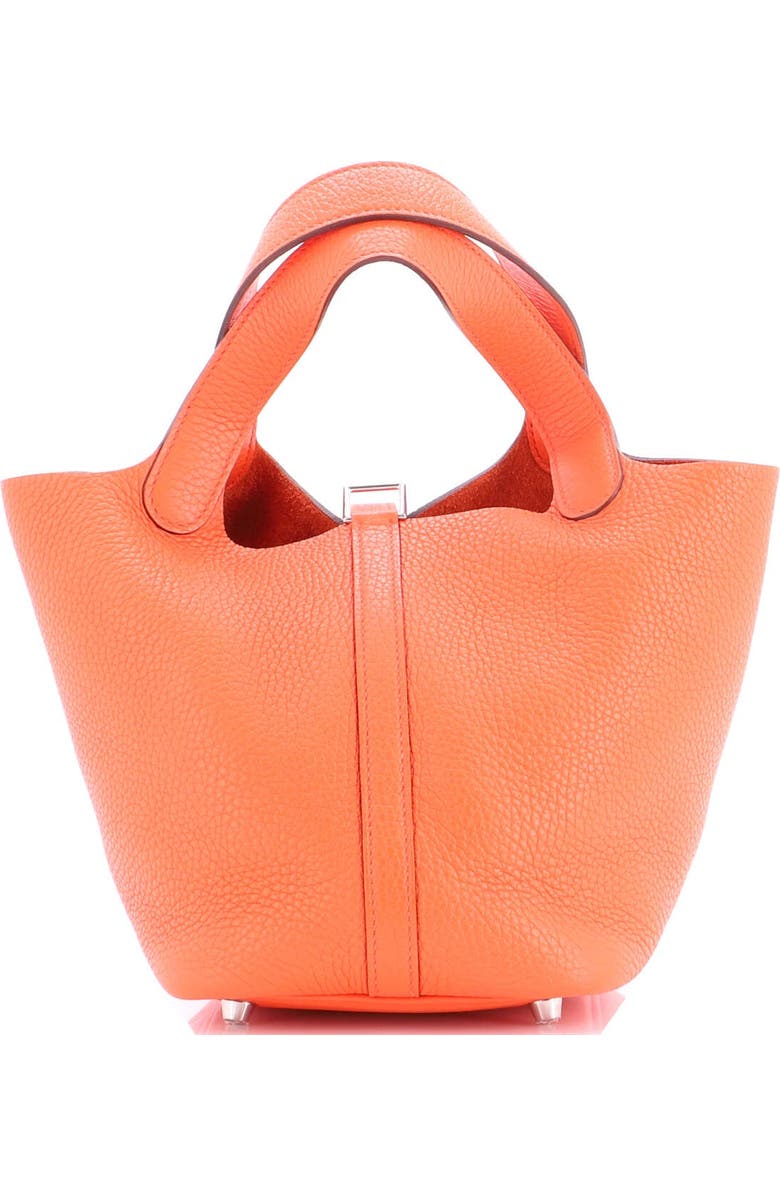 Pre-Owned Hermes Picotin Lock Bag Clemence PM, Alternate, color, Orange Poppy