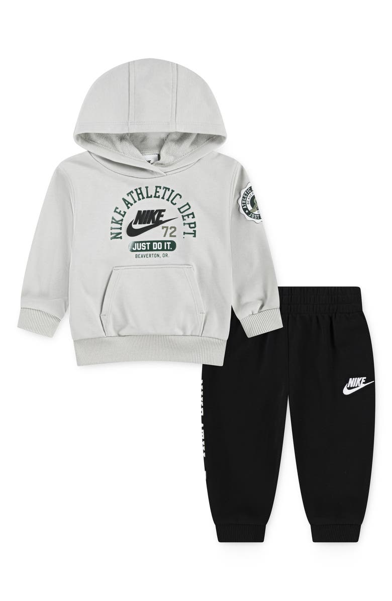 Nike Athletic Dept. Hoodie & Joggers Set, Main, color, Black Multi