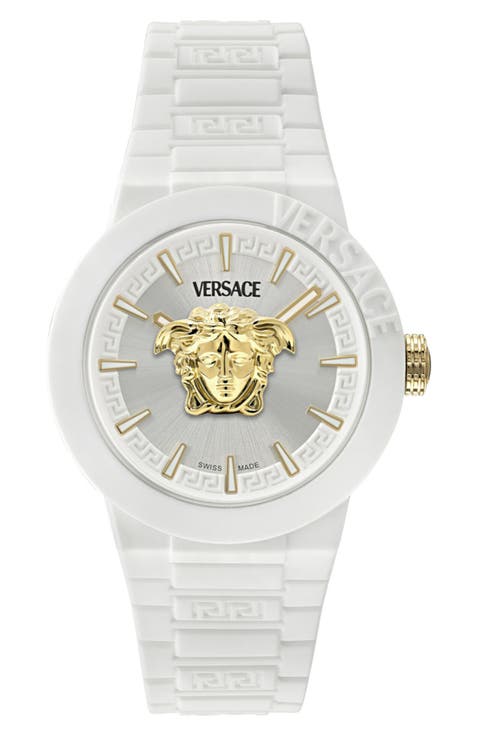 V-Pop Silicone Strap Watch, 43mm