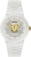 Versace V-Pop Silicone Strap Watch, 43mm