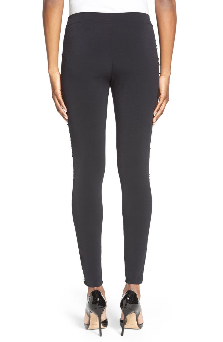 Nordstrom Sequin Front Leggings, Alternate, color,
