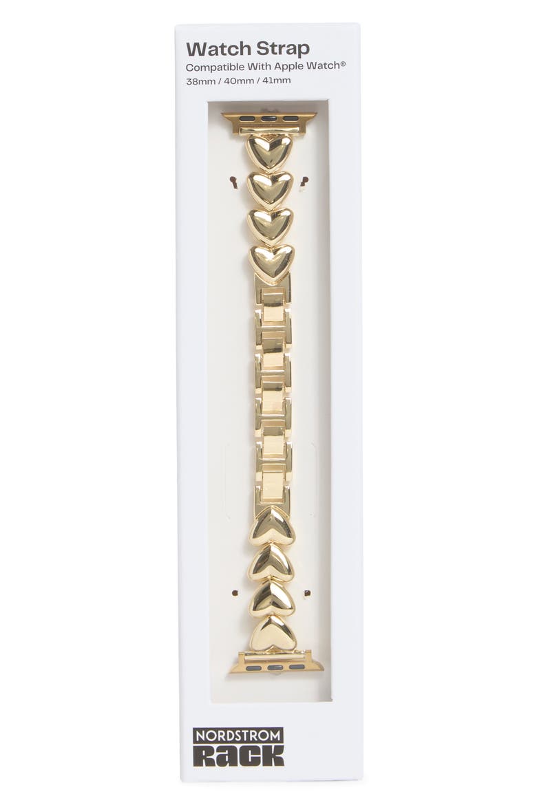 Apple Watch® Heart Watchband, Main, color, GOLD