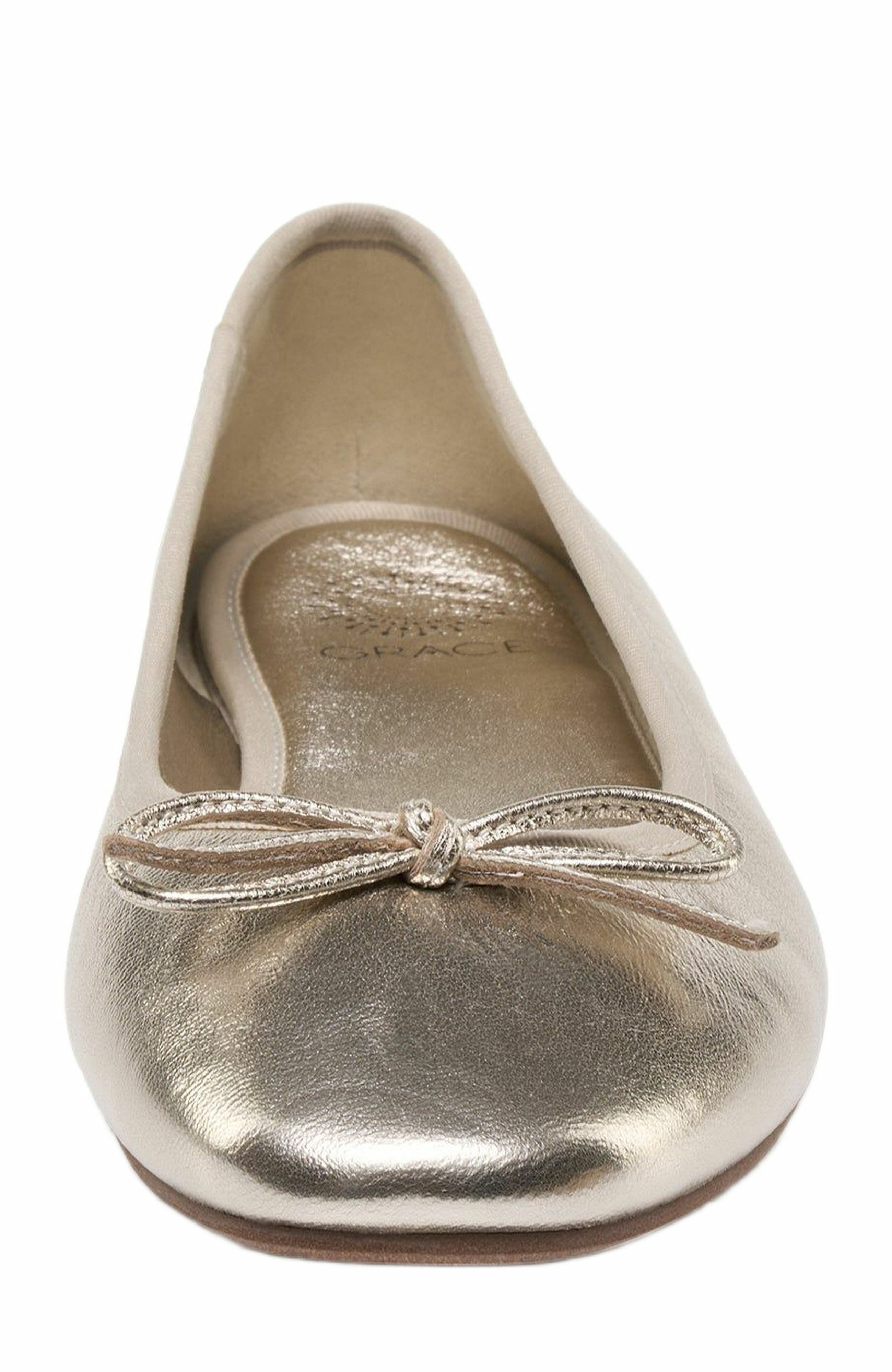Grace Footwear Lily Ballerina, Alternate, color, Light Gold