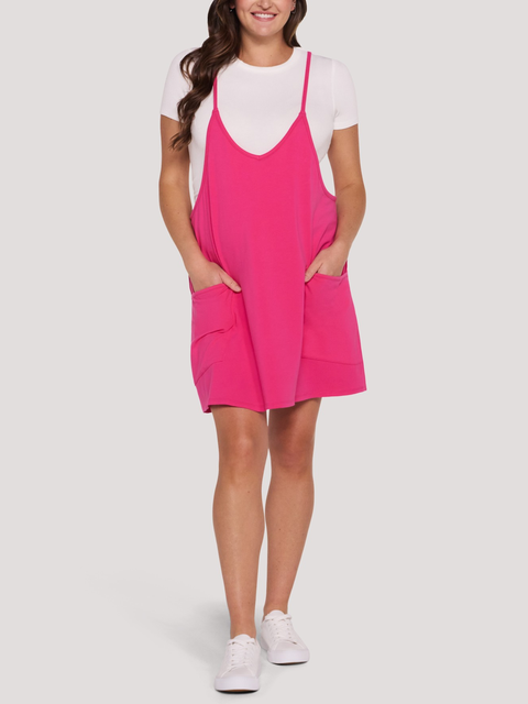 Sleeveless Relaxed Fit Dress Romper