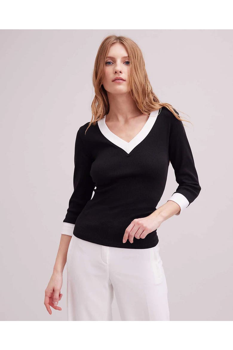 Sol Knit Top, Alternate, color, Black