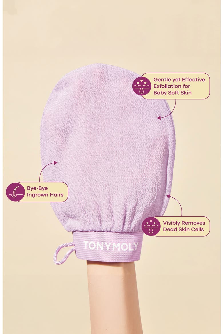 Plum Bum K-Spa Body Exfoliating Gloves, Alternate, color, PINK