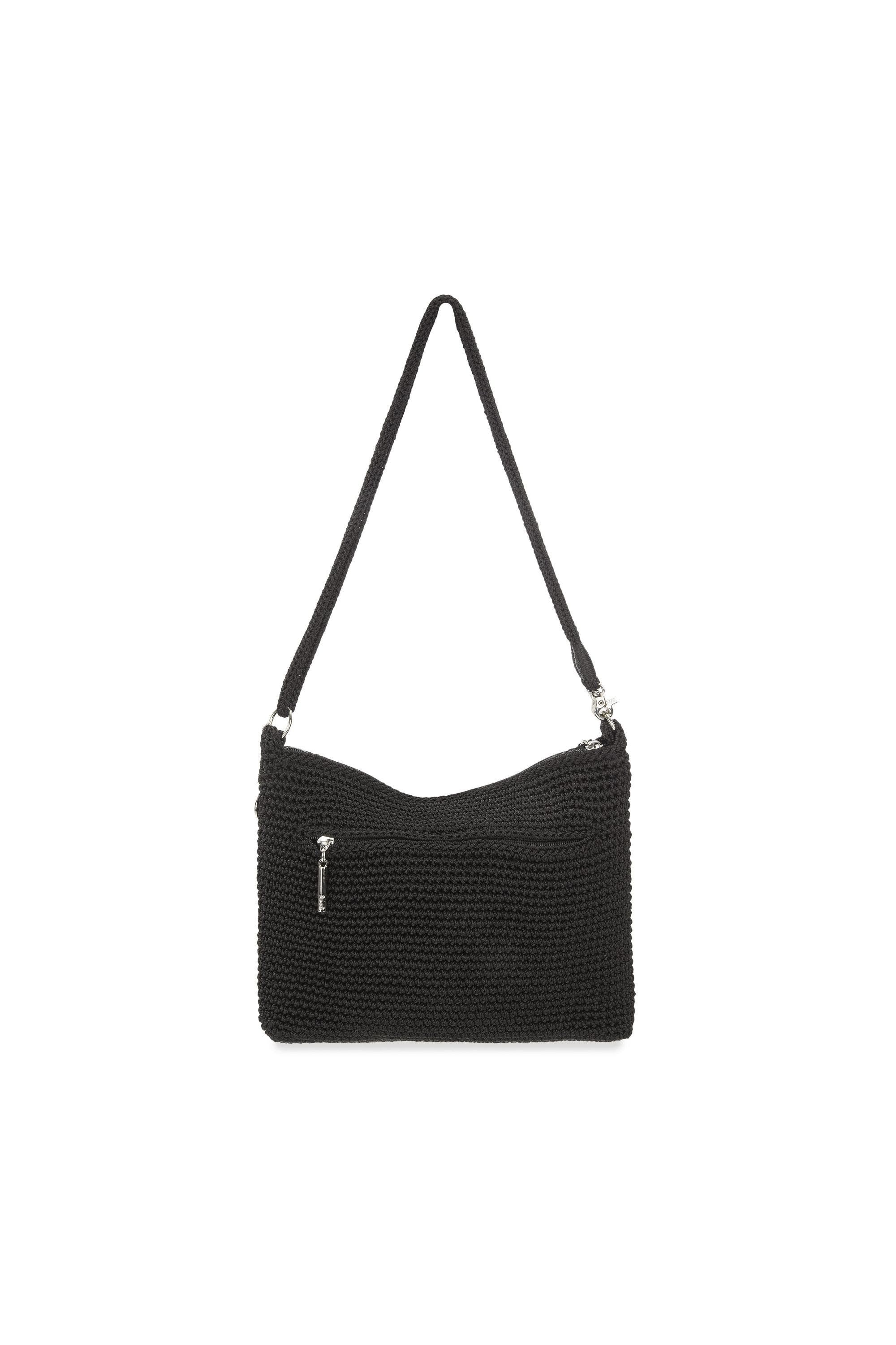 The Sak Lumi Covertible Crossbody Hand Crochet Bag, Alternate, color, Black