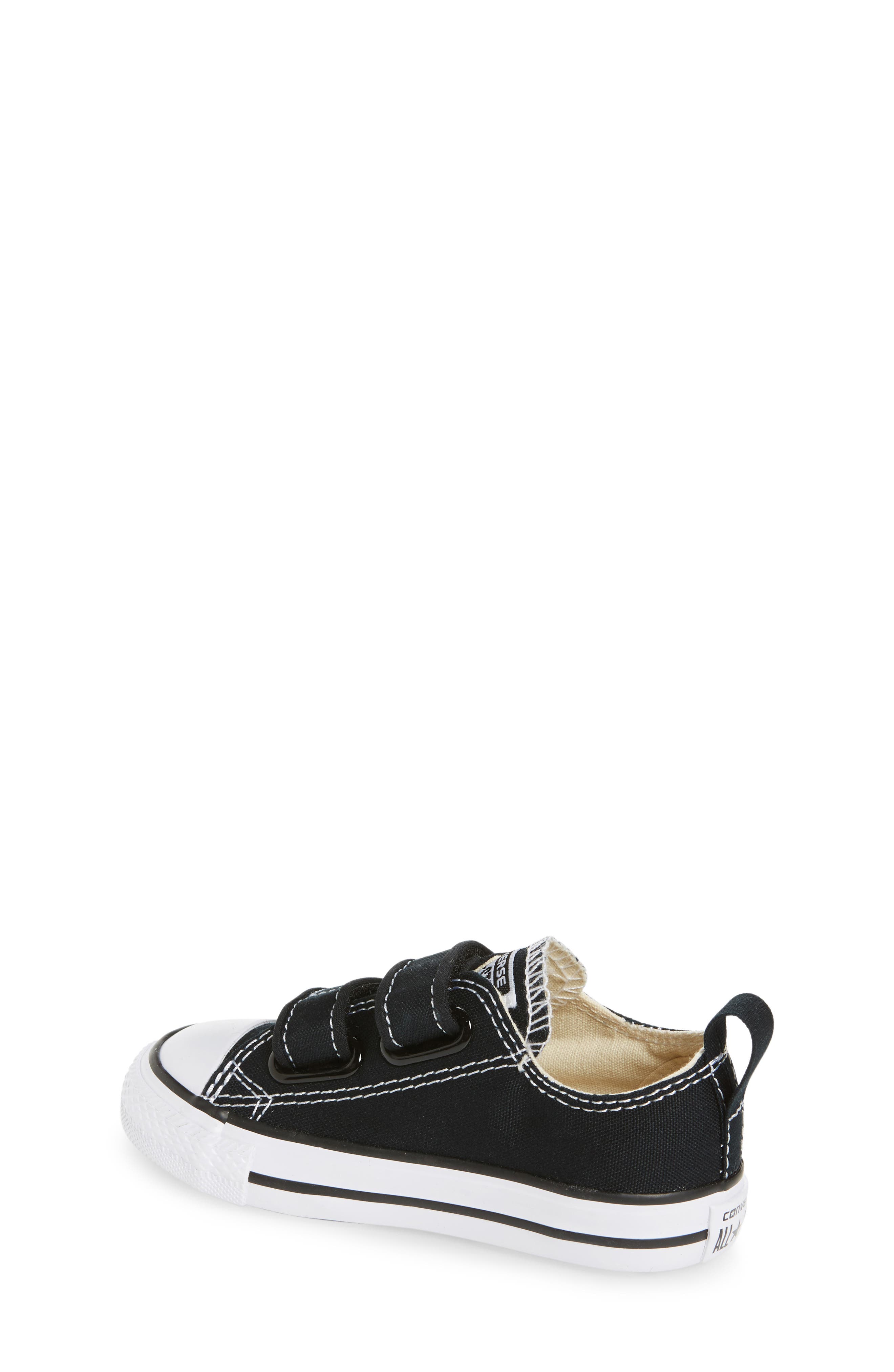 Converse Chuck Taylor&lt;sup&gt;®&lt;/sup&gt; Double Strap Sneaker, Alternate, color, Black