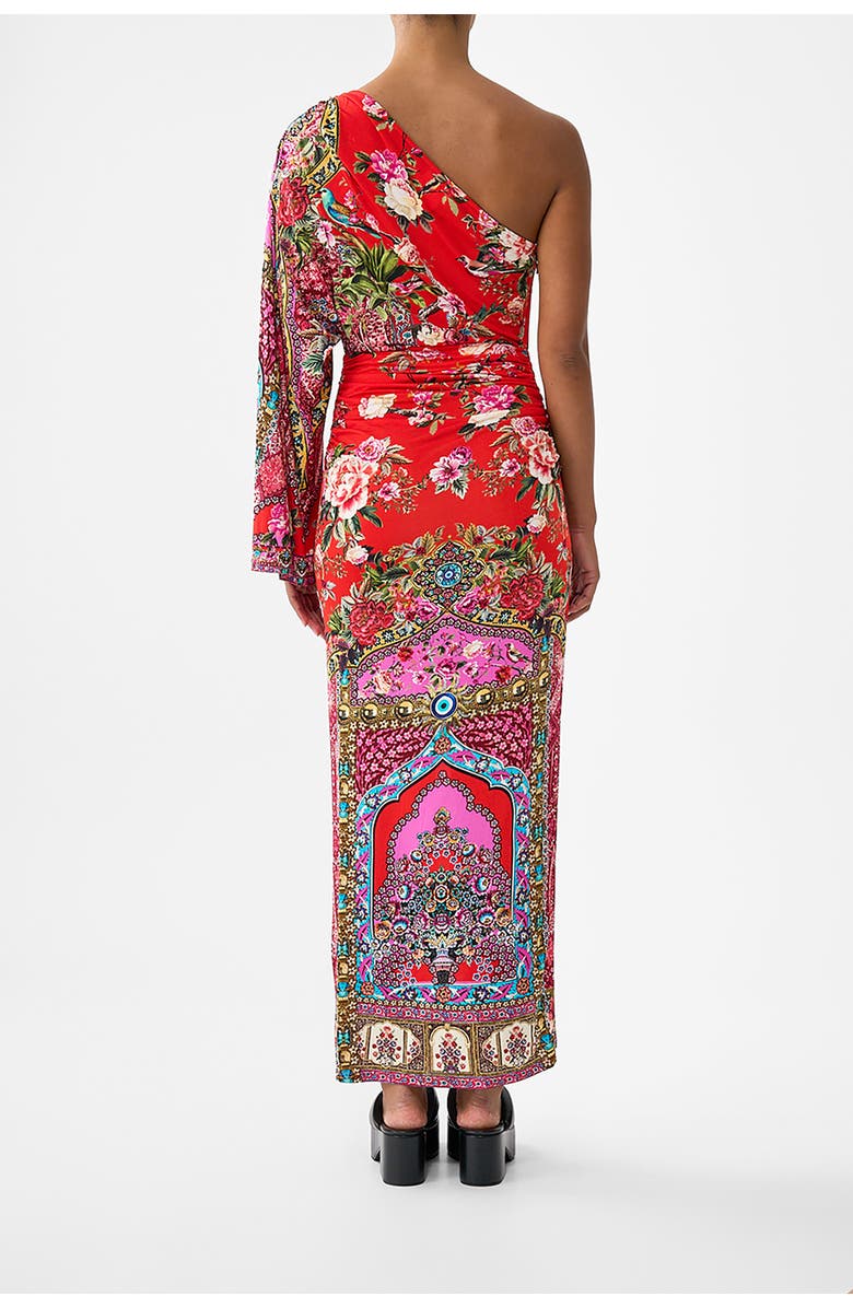 Camilla One Shoulder Jersey Dress, Alternate, color, Heirloom Empire