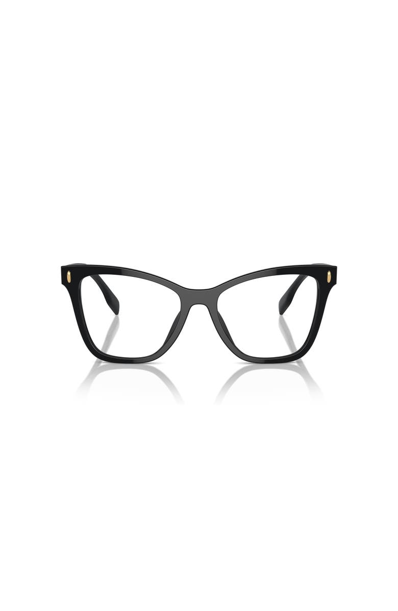 Tory Burch 51mm Cat Eye optical glasses, Alternate, color, Black