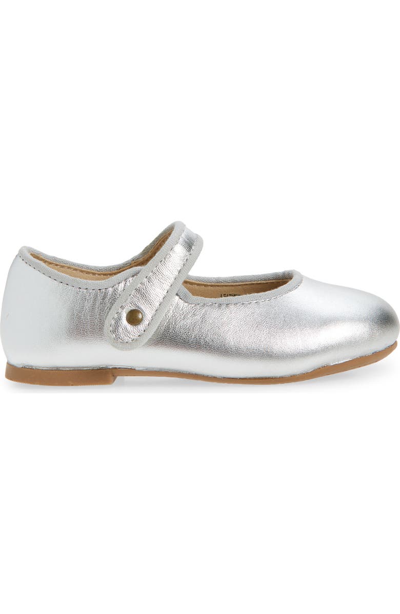 OLD SOLES Kids' Lady Jane Flat, Alternate, color, Silver
