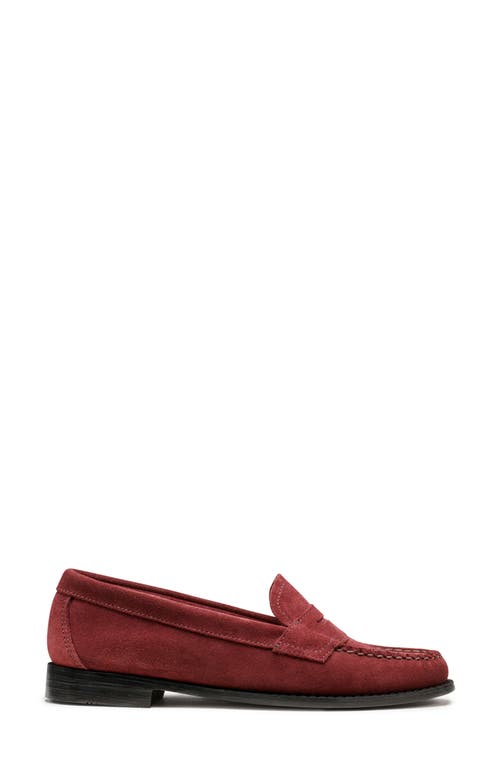 G.h.bass Willa Penny Loafer In Burgundy