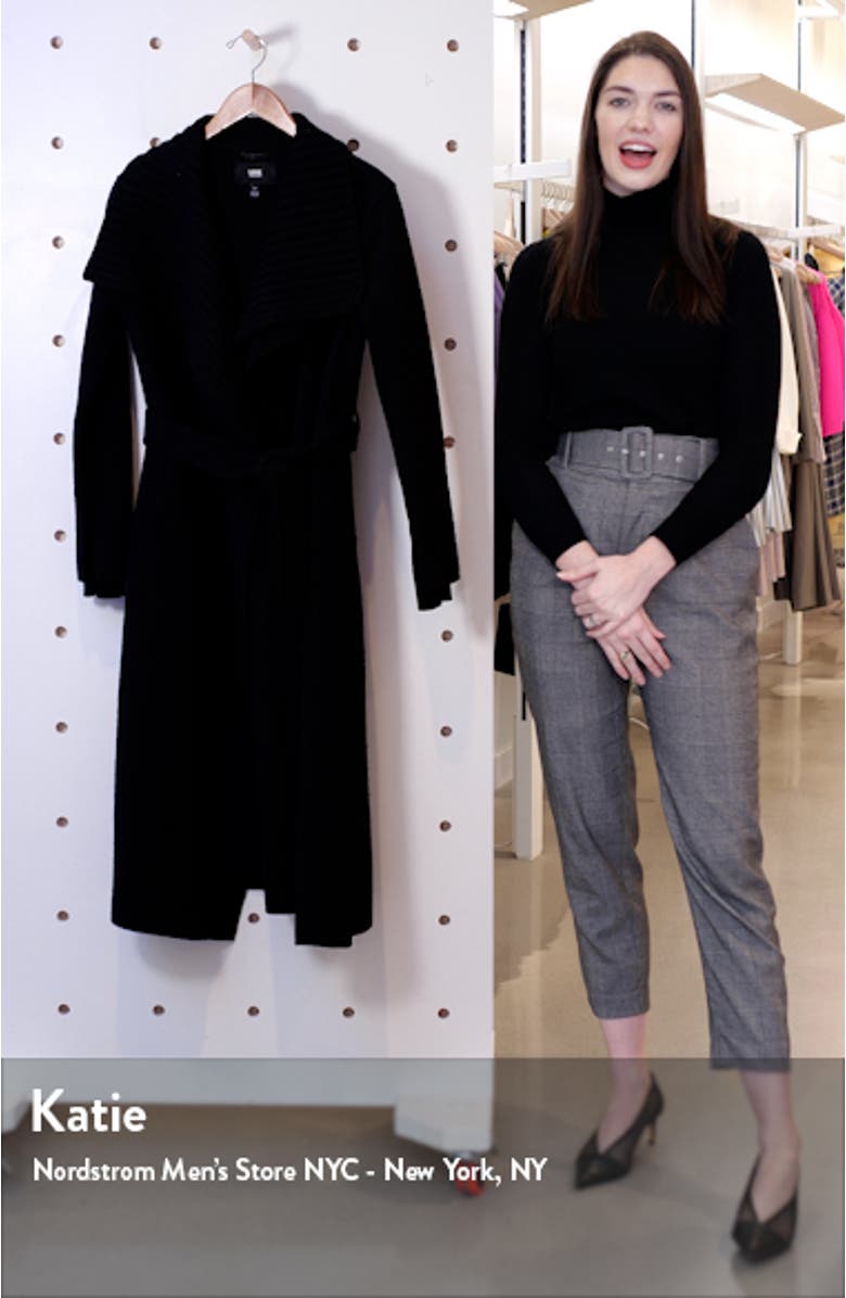 Maryn Wool Blend Wrap Coat, sales video thumbnail
