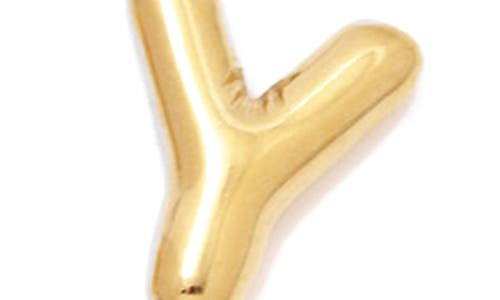 Petit Moments Bubble Initial Necklace In Gold - Y