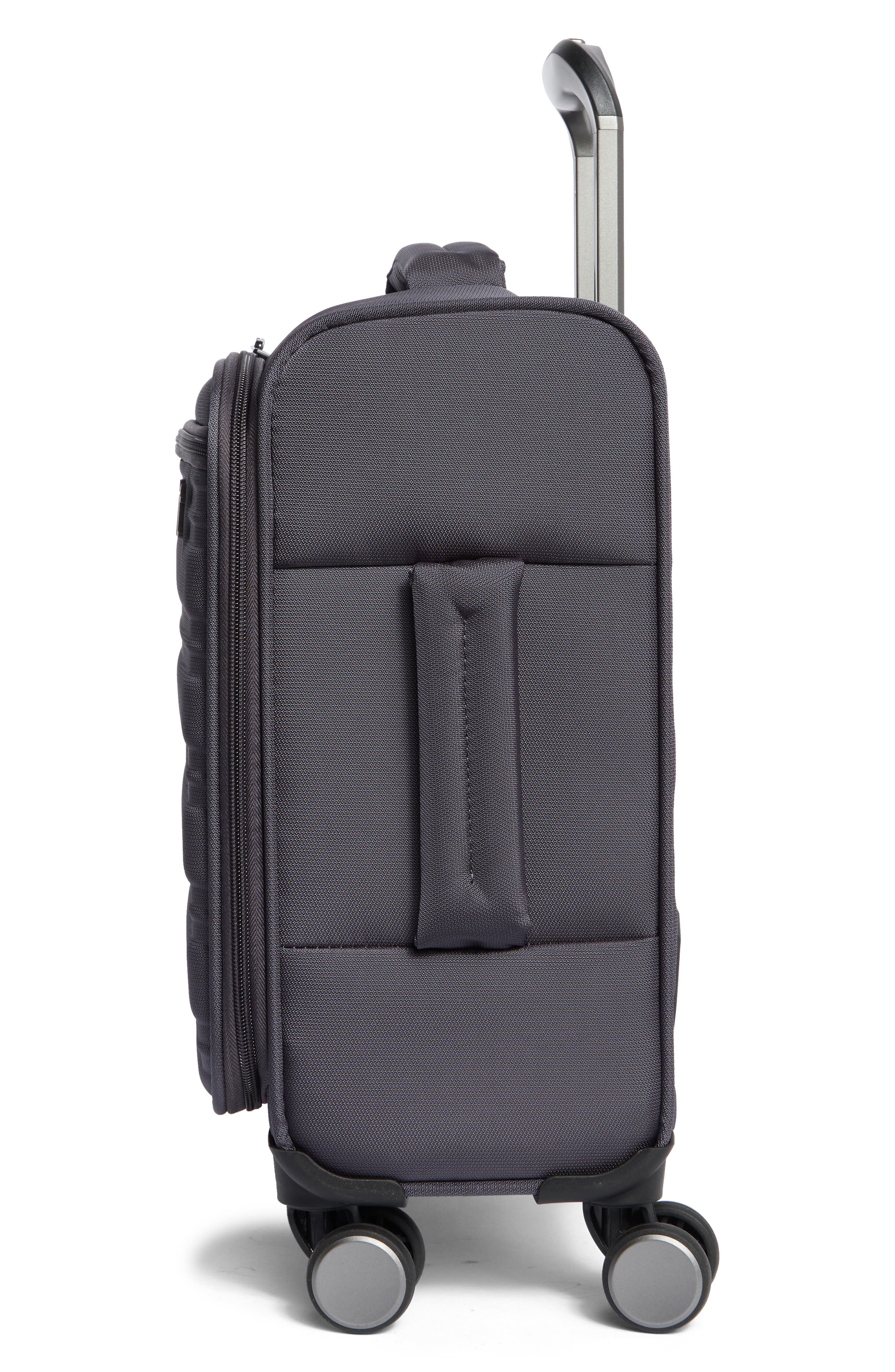 IT LUGGAGE Fusional 15-Inch Softside Underseat Luggage, Alternate, color, Warm Charcoal