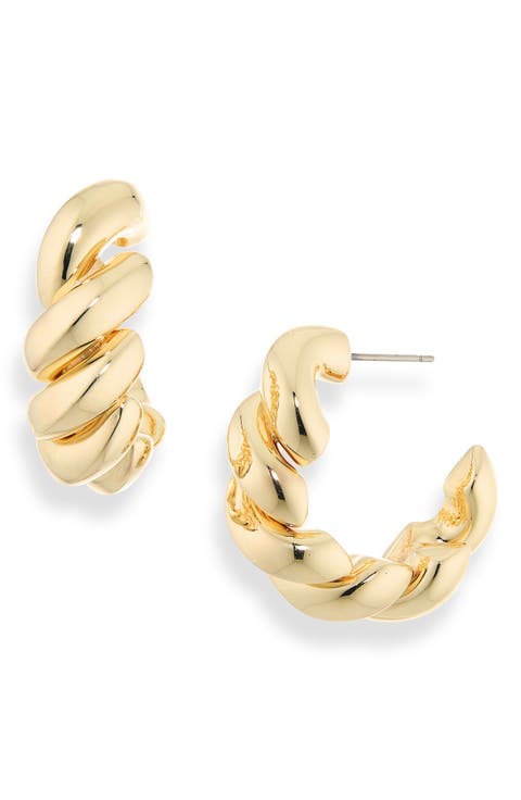 The Comma Hoop Earrings