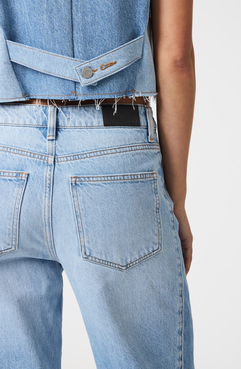 Mavi Jeans Malibu Wide Leg Jeans, Alternate, color, Blocking Denim