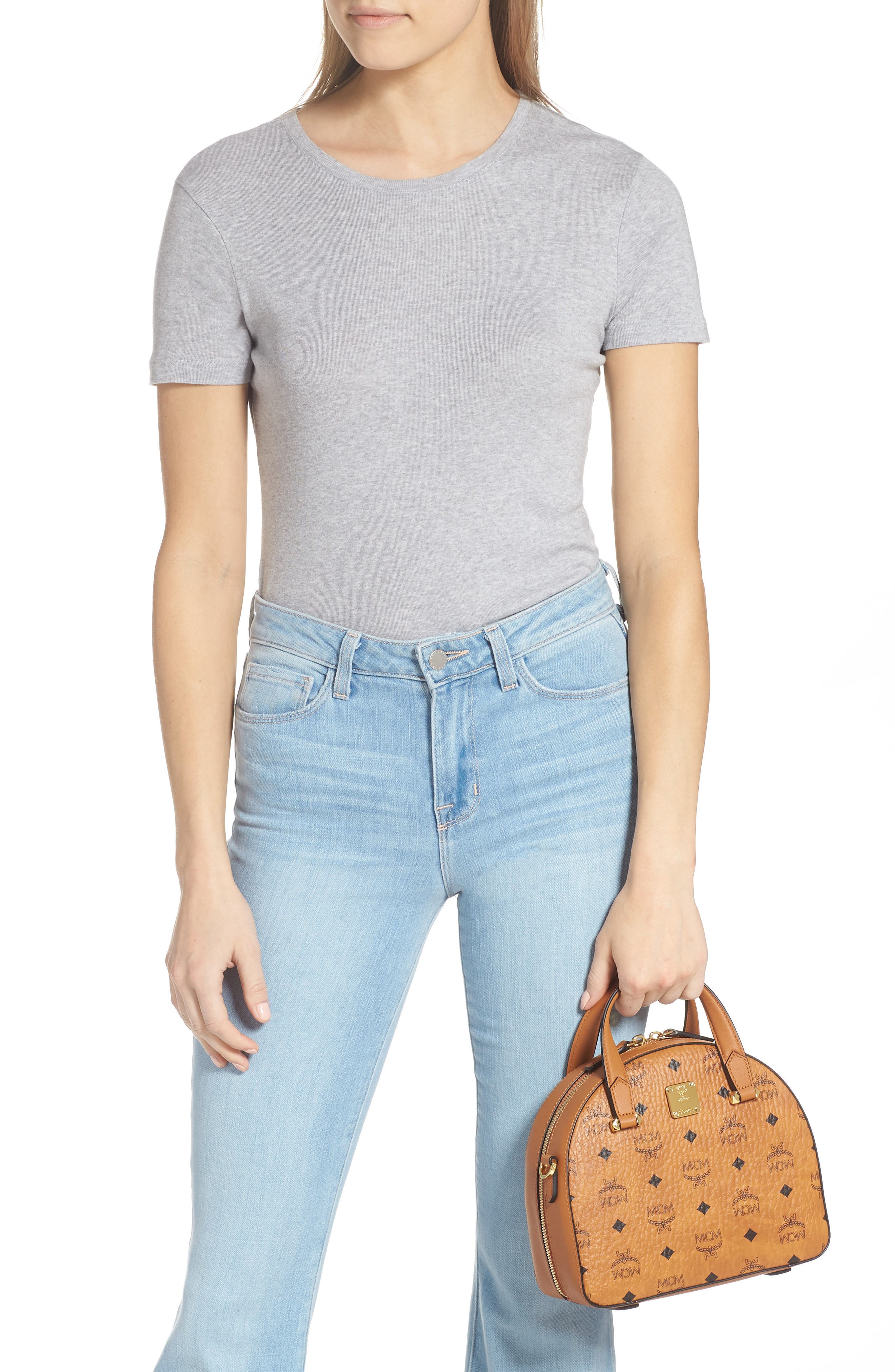 MCM Essential Visetos Coated Canvas Tote, Alternate, color, 