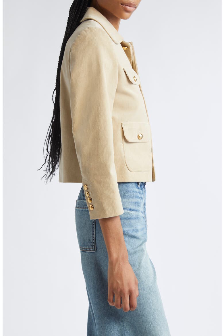 Chamonix Corduroy Jacket, Alternate, color, LIMESTONE