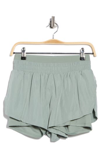 Yogalicious Haven Running Shorts In Gray