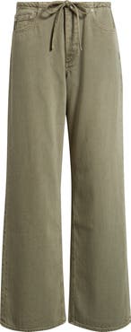 DL1961 Sienna Drawstring Low Rise Relaxed Wide Leg Jeans